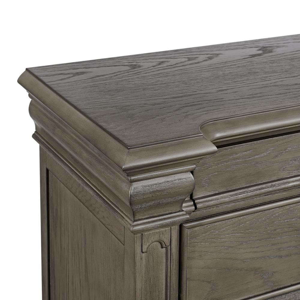 Paterson  10-Drawer Dresser in Grey. Picture 4