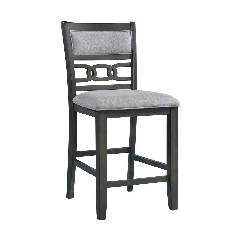 Picket House Furnishings Taylor Counter Height Side Chair Set in Gray. Picture 4