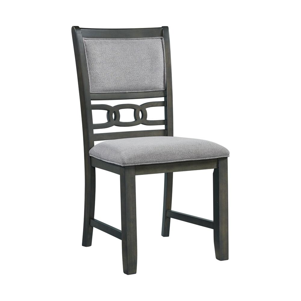 Picket House Furnishings Taylor Standard Height Side Chair Set in Gray. Picture 4