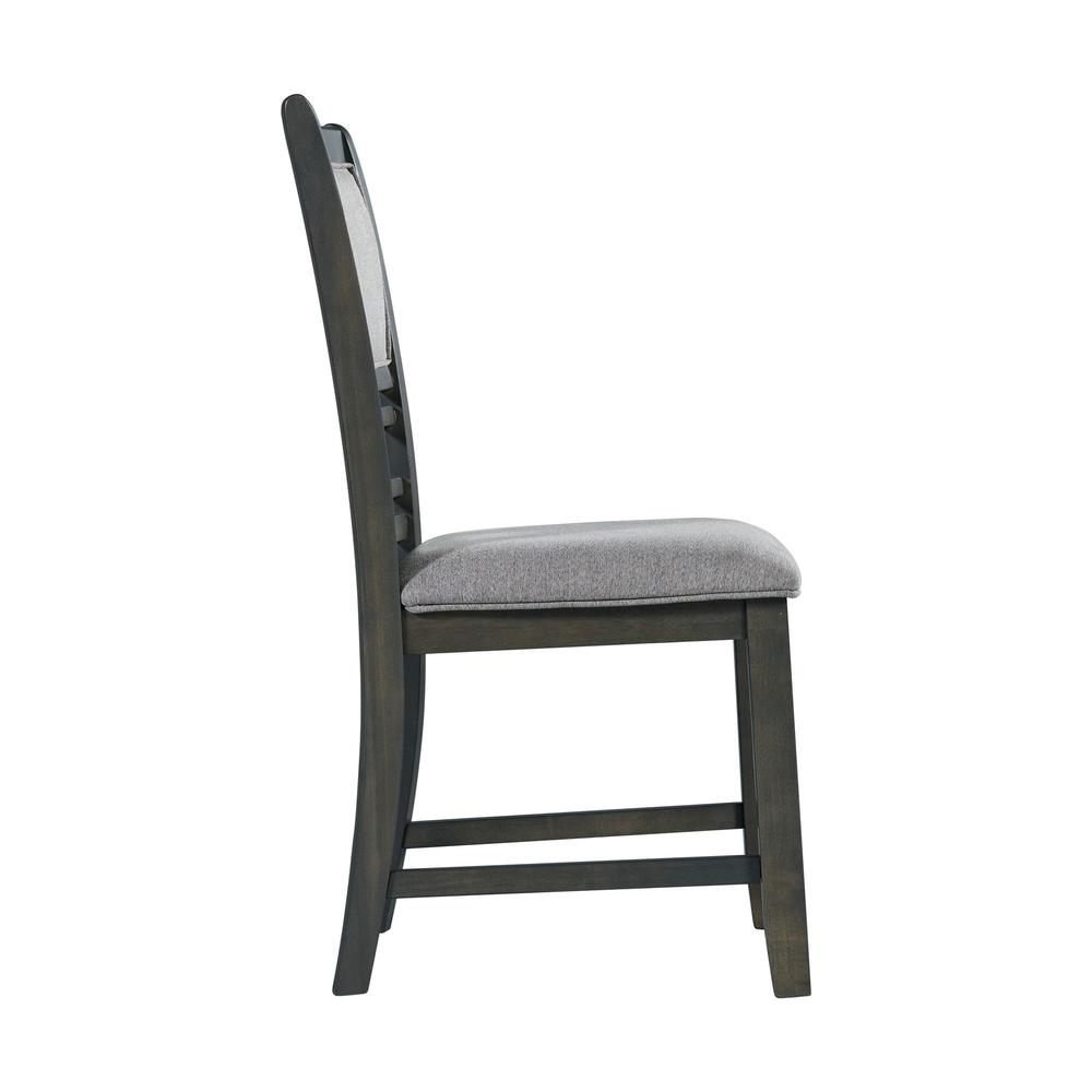Picket House Furnishings Taylor Standard Height Side Chair Set in Gray. Picture 6