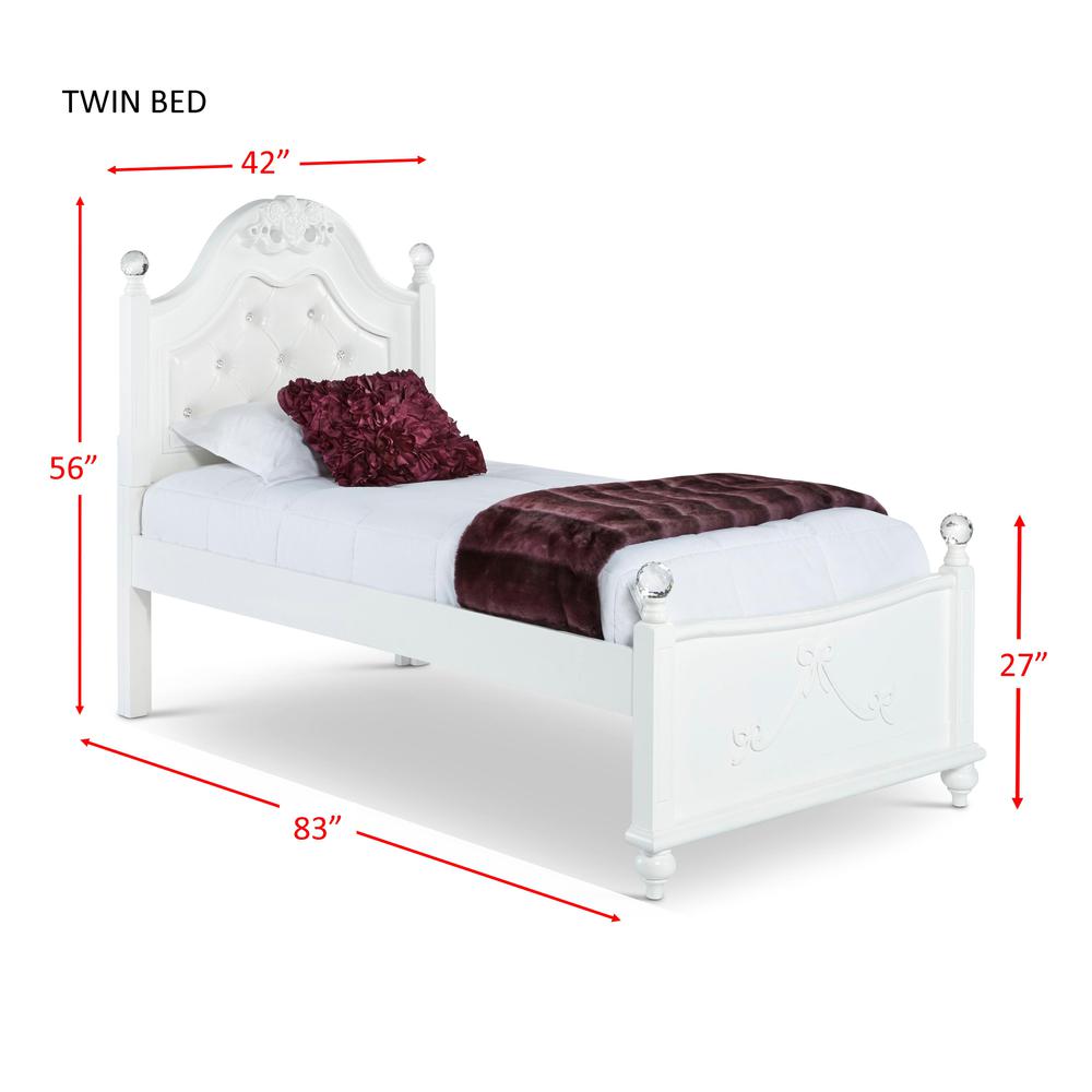 Annie Twin Platform 4PC Bedroom Set w/ Storage Trundle. Picture 17