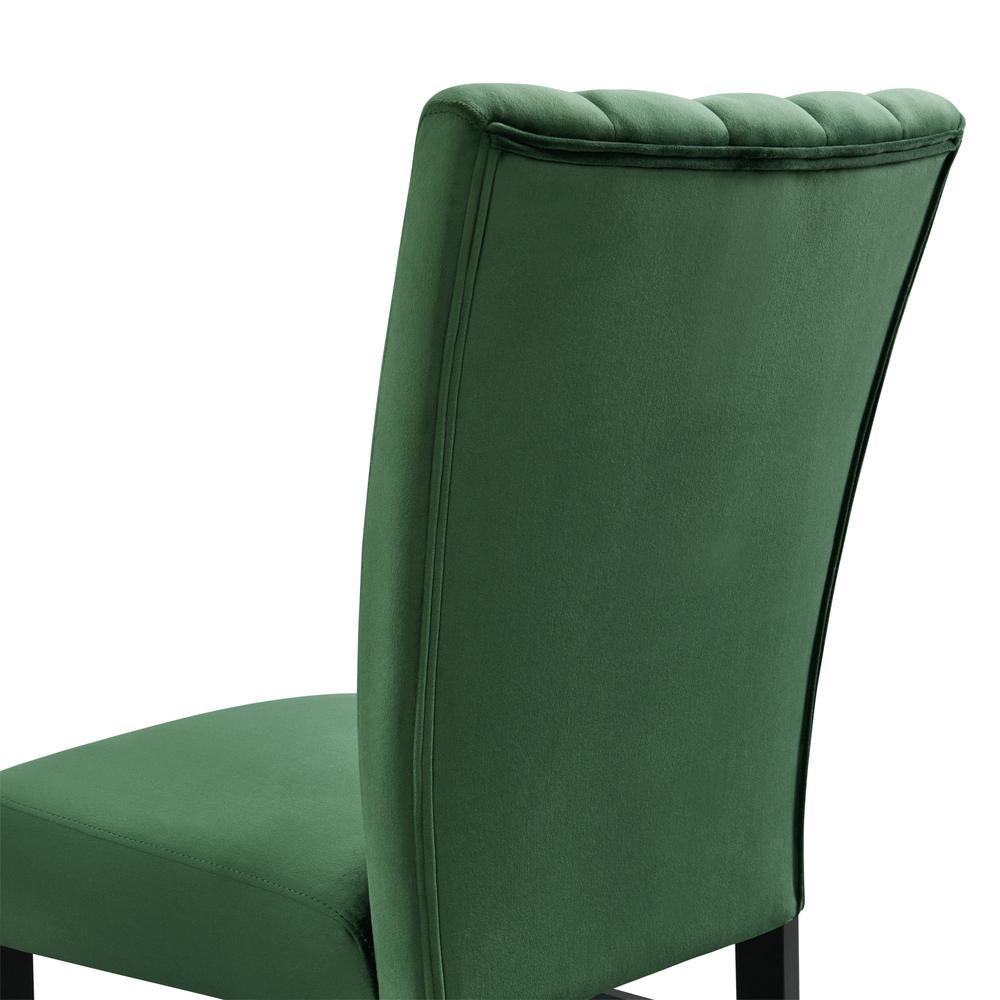Odette Side Chair in Emerald Velvet (2 Per Pack). Picture 8