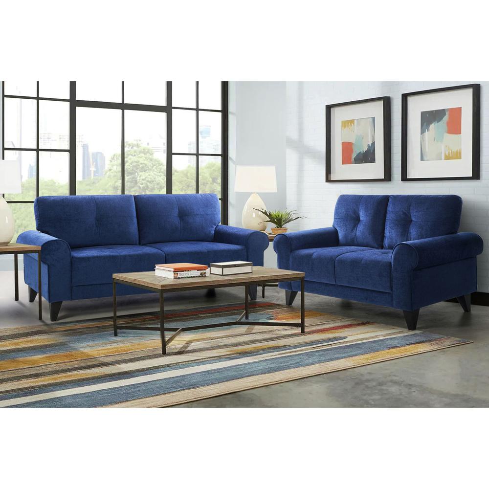 Picket House Furnishings Atticus 2PC Set in Snorkel-Sofa & Loveseat. Picture 1