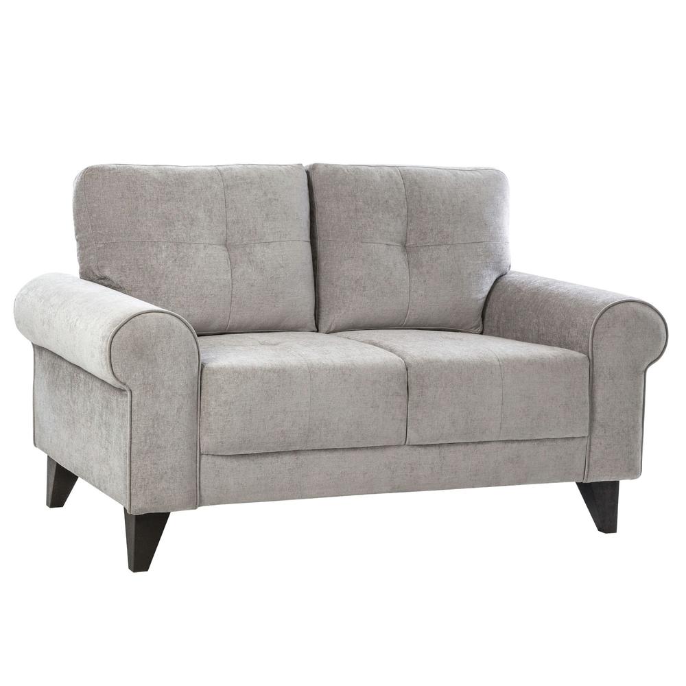 Picket House Furnishings Atticus Loveseat in Storm. Picture 4