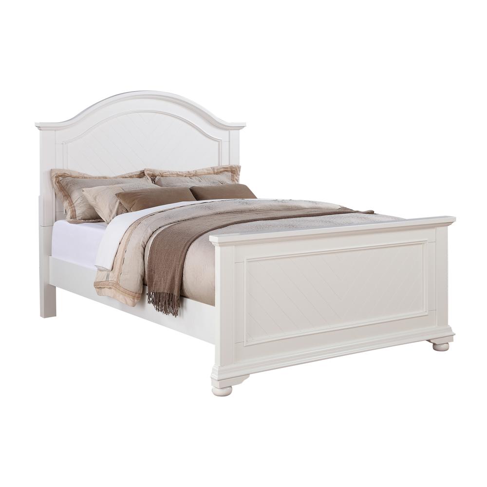 Addison White Queen Panel 5PC Bedroom Set. Picture 21