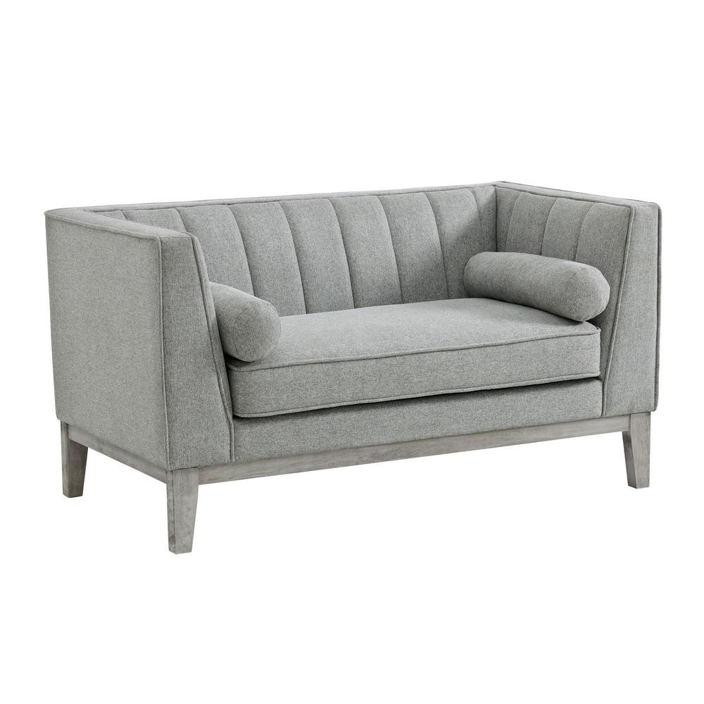 Picket House Furnishings Hayworth Loveseat in Charcoal. Picture 2