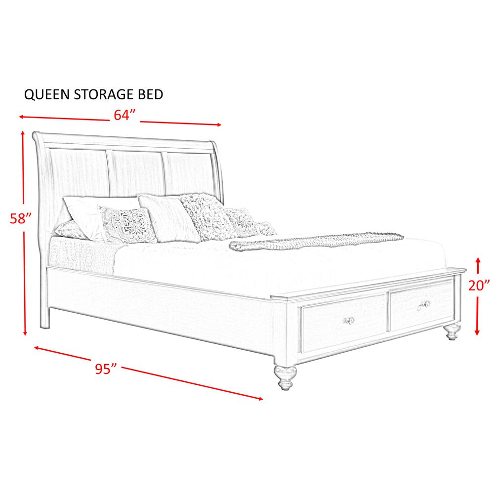 Channing Queen Storage Bed. Picture 50