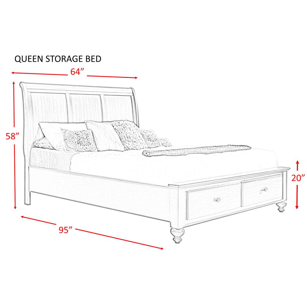 Channing Queen Storage Bed. Picture 59