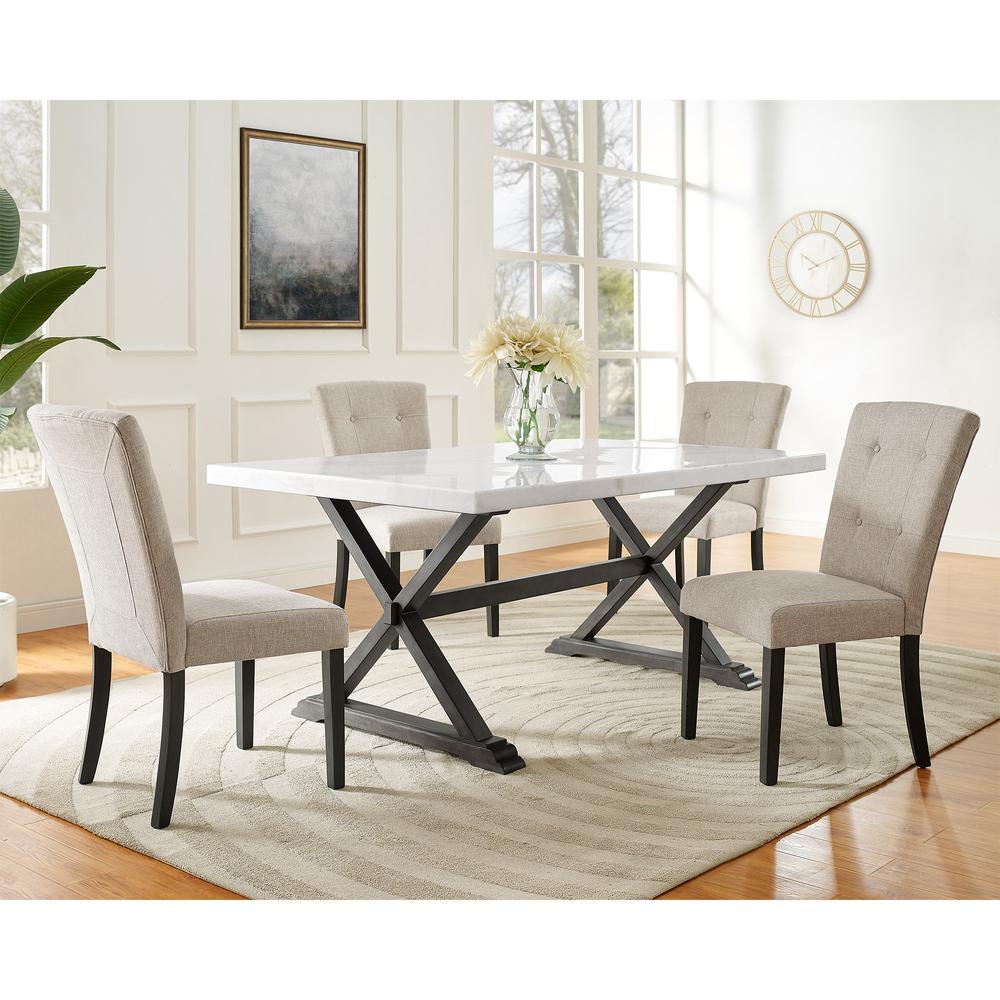 Picket House Furnishings Landon 5PC Dining Set-Table & Four Chairs. Picture 2