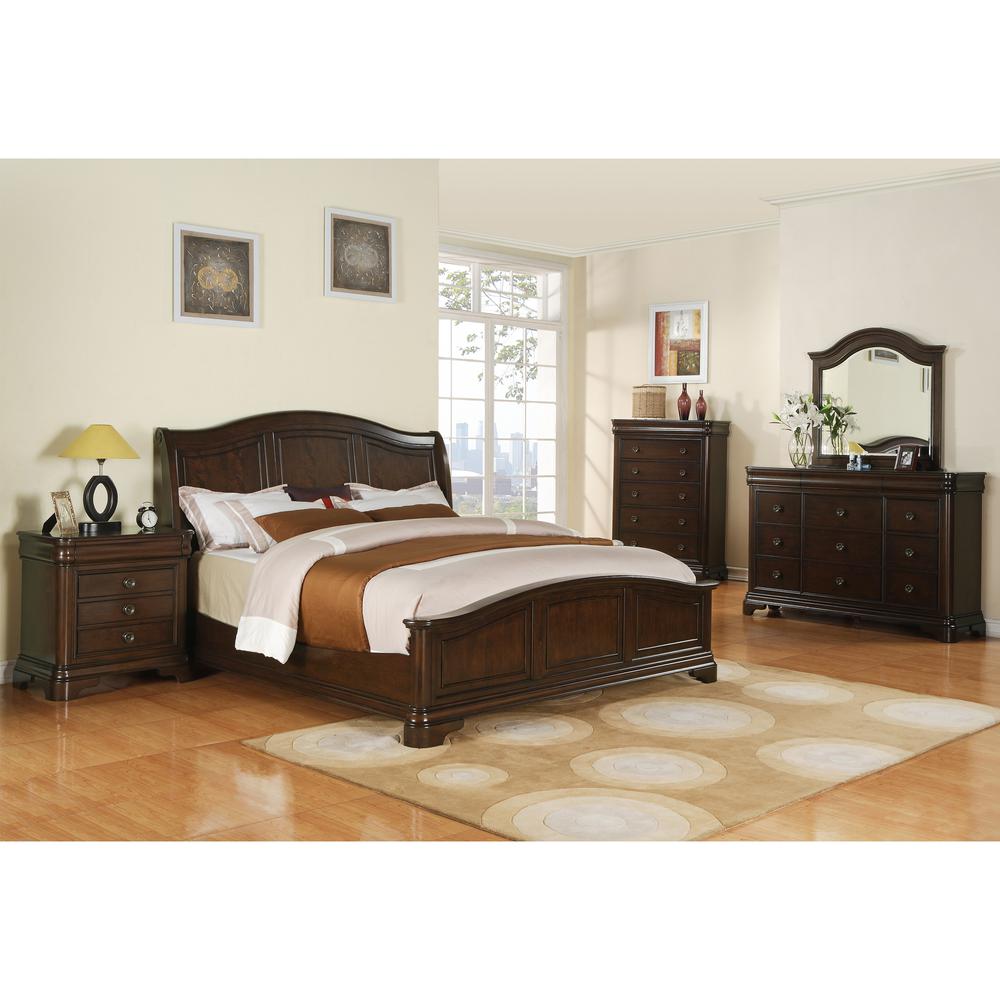 Conley Cherry King  Panel Bed. Picture 55