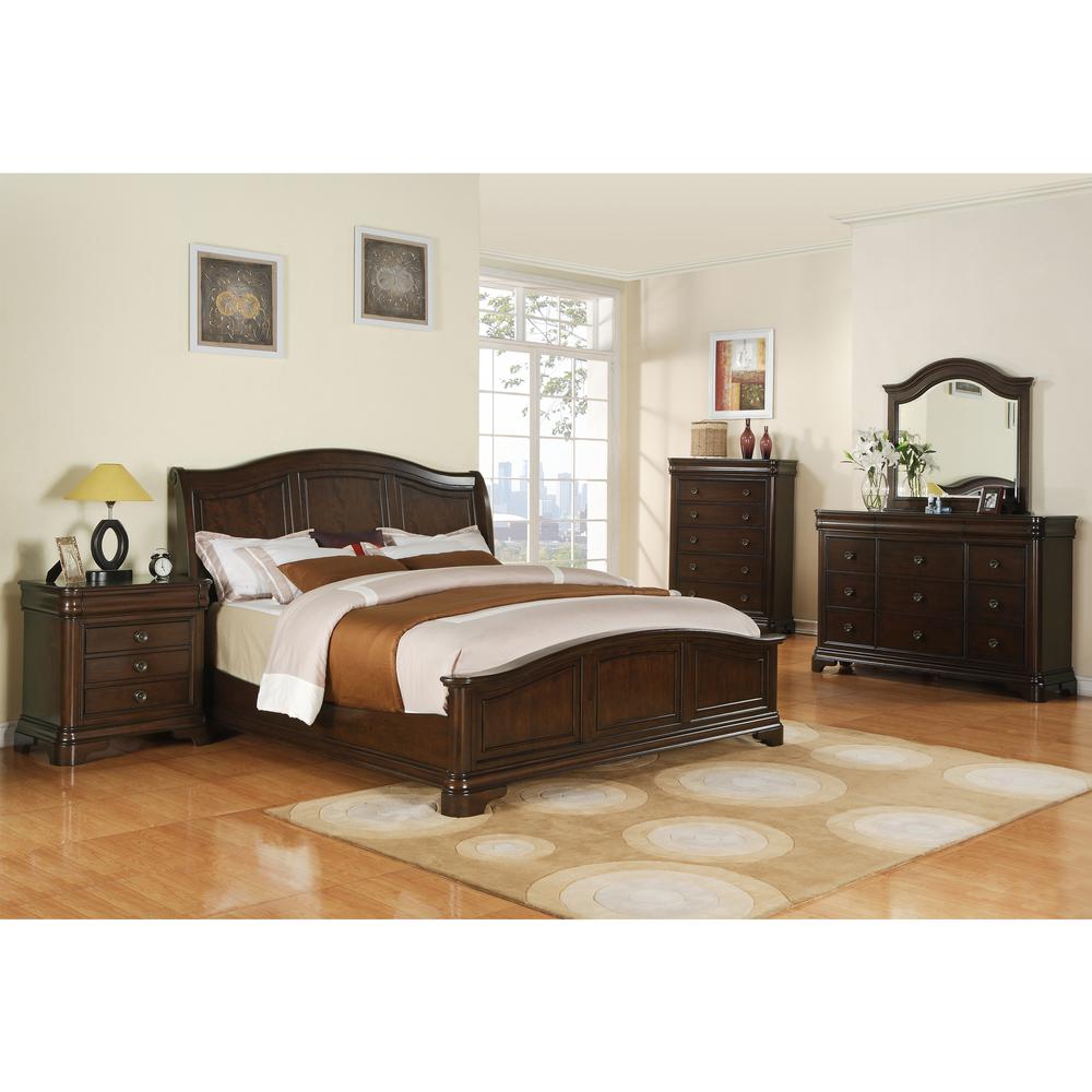 Conley Cherry King  Panel Bed. Picture 65