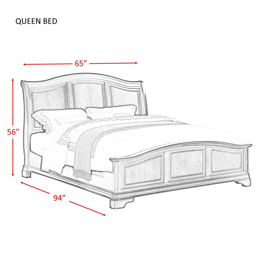 Conley Cherry Queen Panel Bed. Picture 91