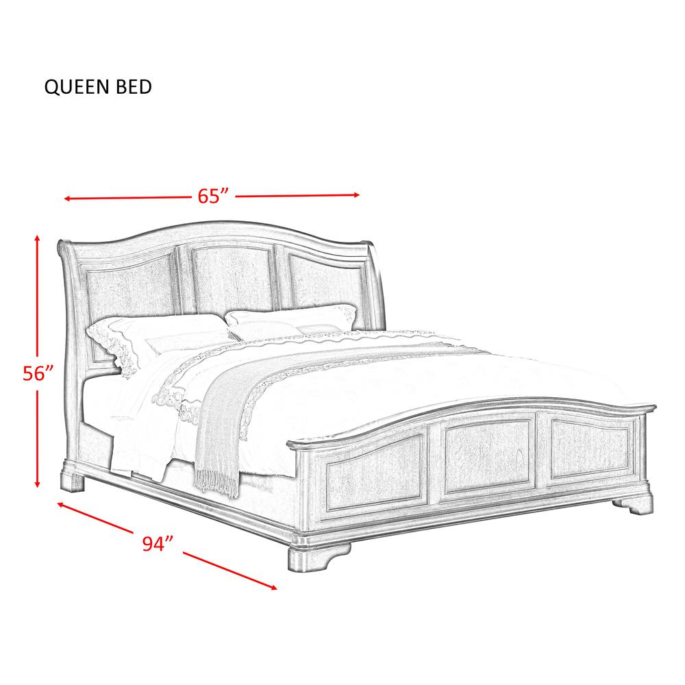 Conley Cherry Queen Panel Bed. Picture 94