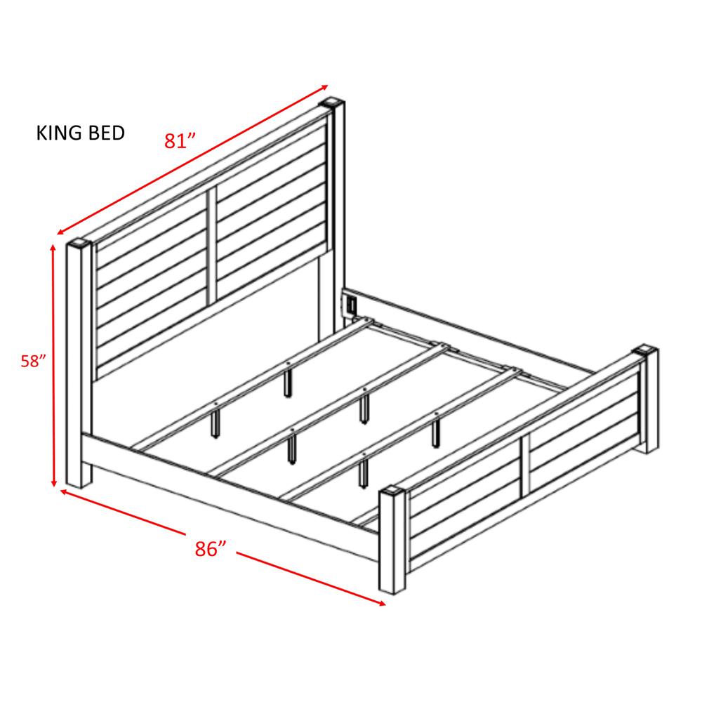 Danner King Panel Bed. Picture 95