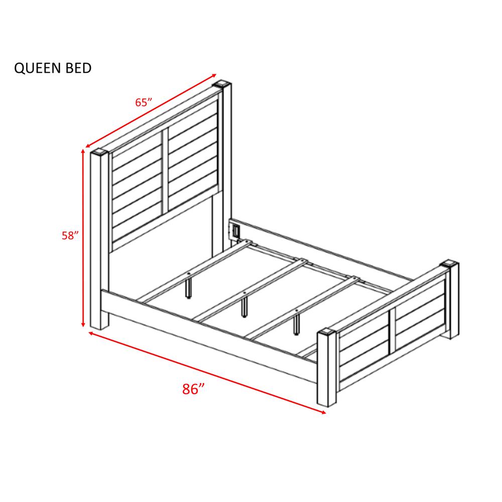 Danner Queen Panel Bed. Picture 79