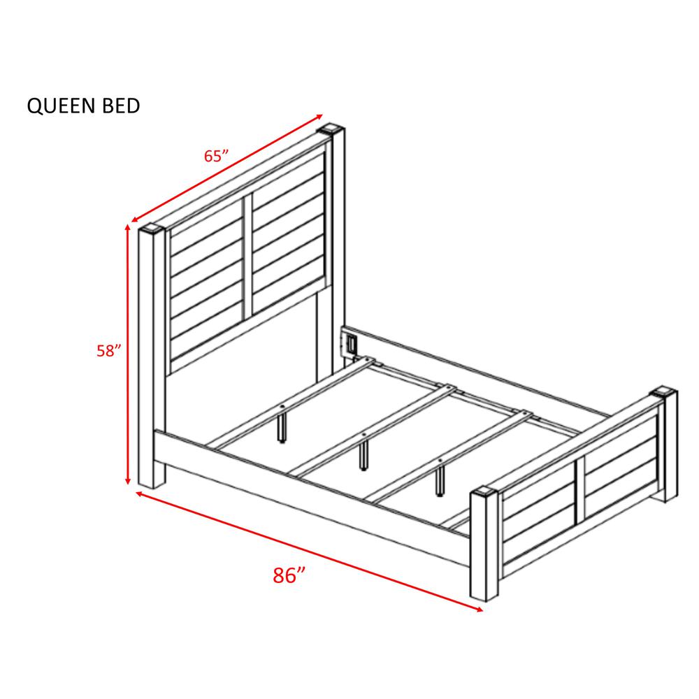 Danner Queen Panel Bed. Picture 91