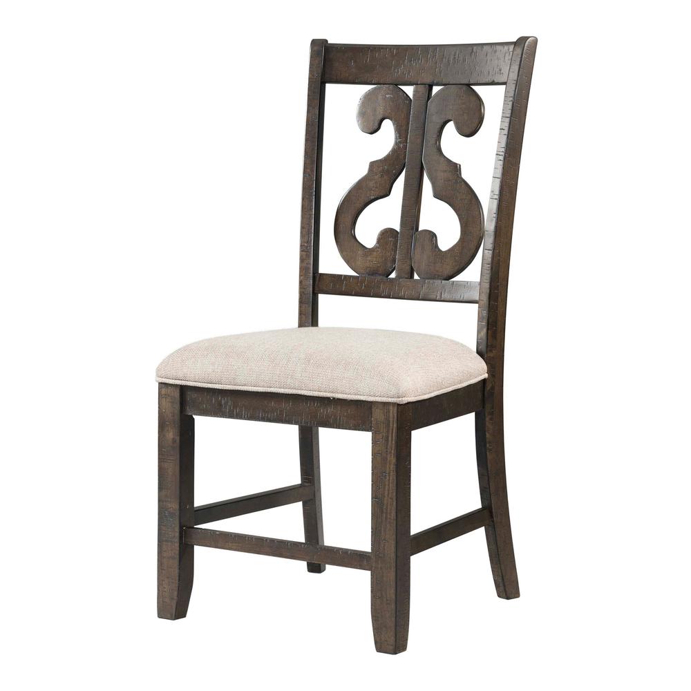 Picket House Furnishings Stanford Round 7PC Dining Set-Round Table & 6 Chairs. Picture 22