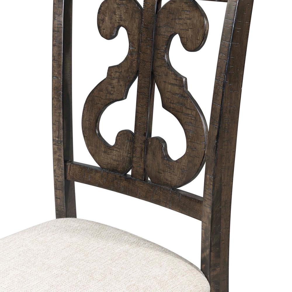 Picket House Furnishings Stanford Round 7PC Dining Set-Round Table & 6 Chairs. Picture 25