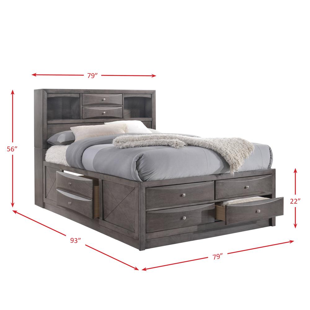 Madison King Storage Bed. Picture 82