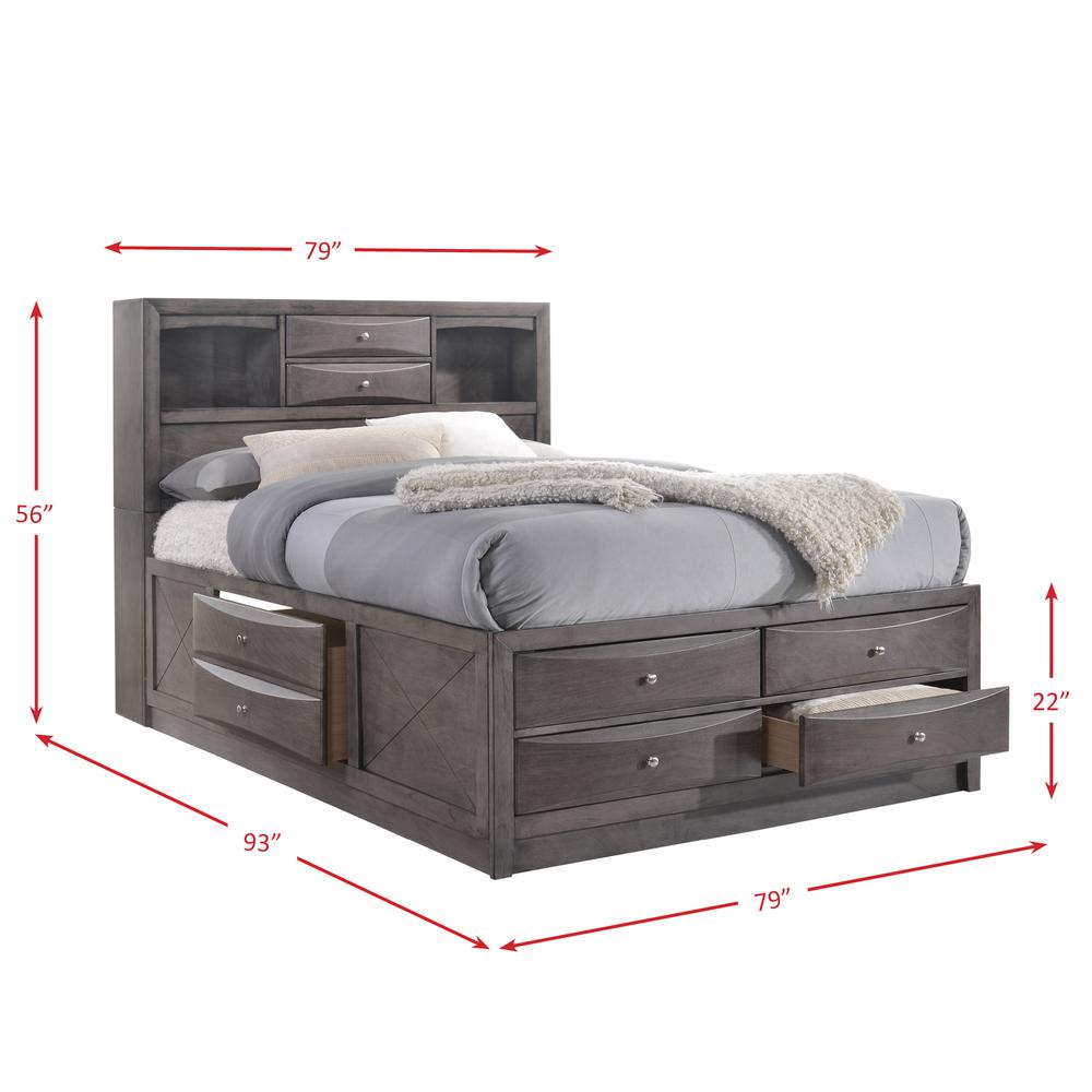 Madison King Storage Bed. Picture 86