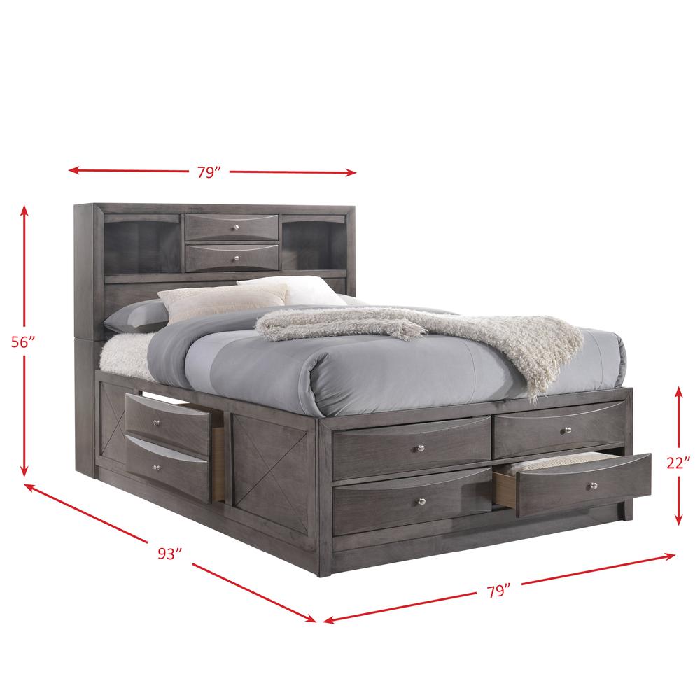Madison King Storage Bed. Picture 101