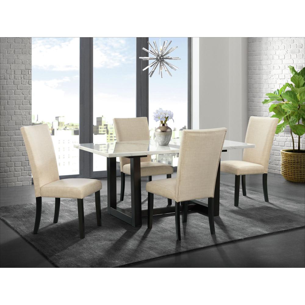 Picket House Furnishings Florentina 5PC Standard Dining Set- Table & Four Chairs. Picture 1