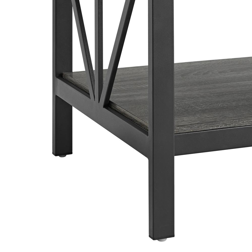 Owen End Table in Grey. Picture 5