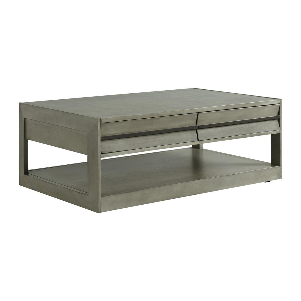 Picket House Furnishings Tropez Coffee Table in Grey. Picture 1