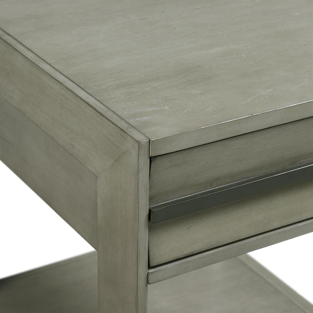 Picket House Furnishings Tropez Rectangular End Table in Grey. Picture 6