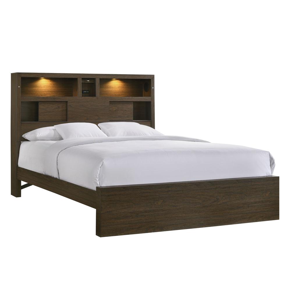 Picket House Furnishings Hendrix King Music Bed in Walnut. Picture 3