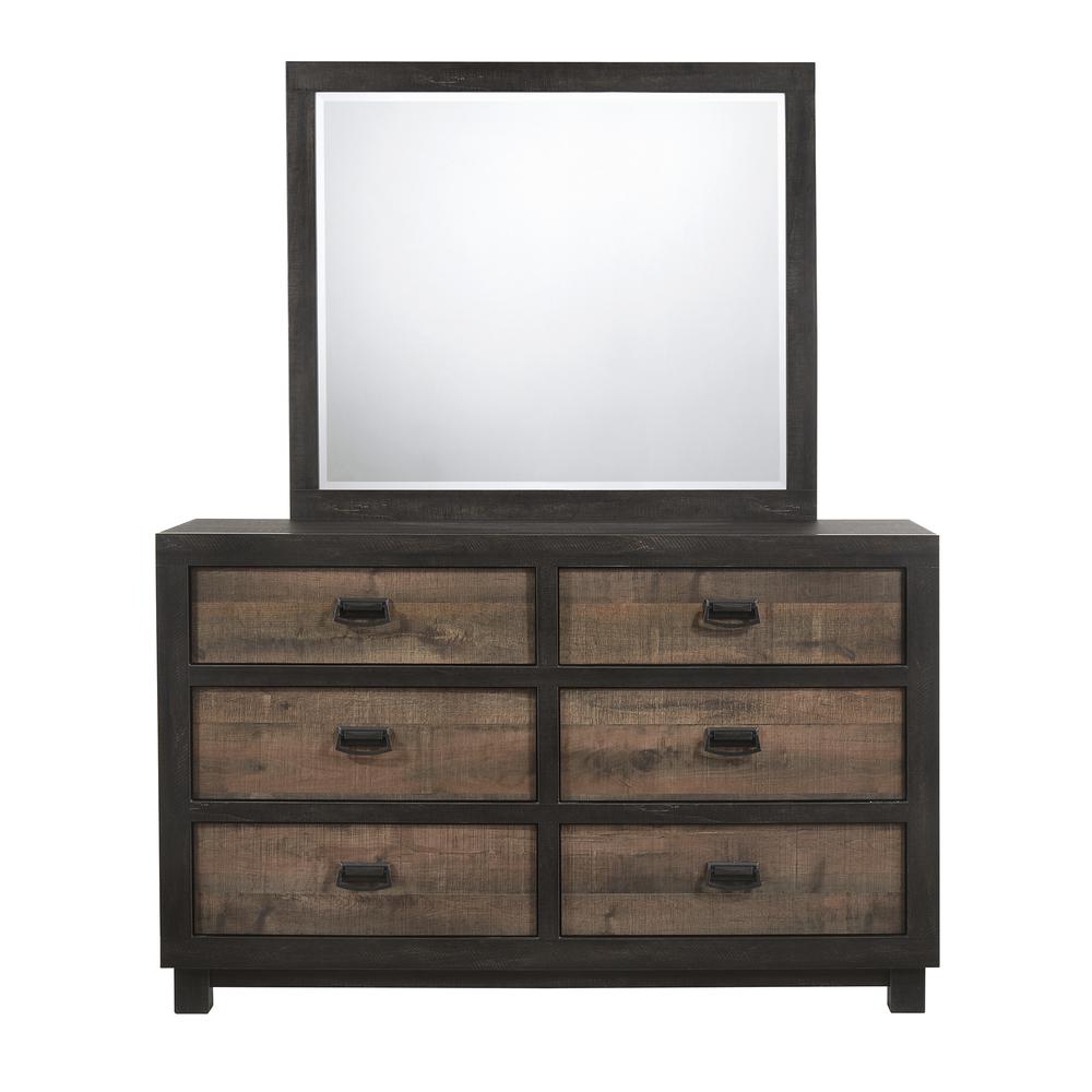 Harrison 6-Drawer Dresser w/ Mirror Set. Picture 5
