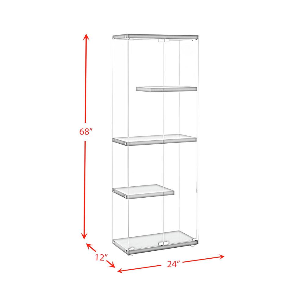 Maxwell  Display Cabinet in Black - 3A Packing. Picture 4