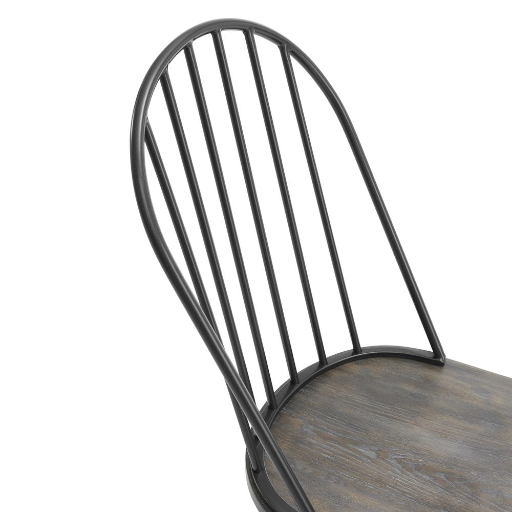 Clover Dining Side Chair in Black (2 Per Carton). Picture 5
