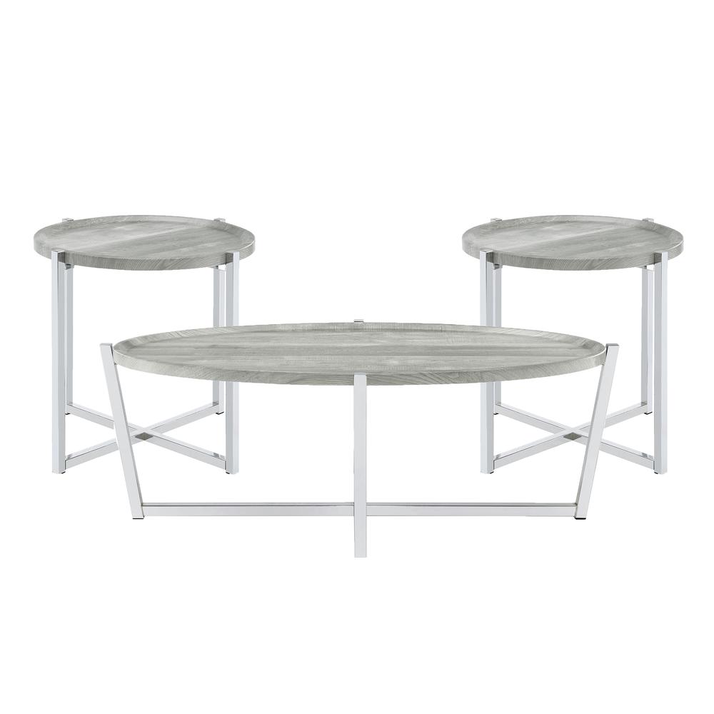 Picket House Furnishings Niko 3PC Occasional Table Set. Picture 2