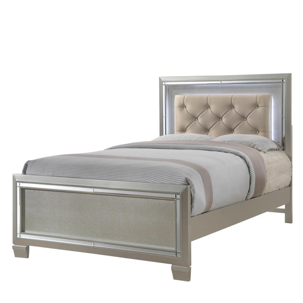 Glamour Youth Full Platform Bed. Picture 62