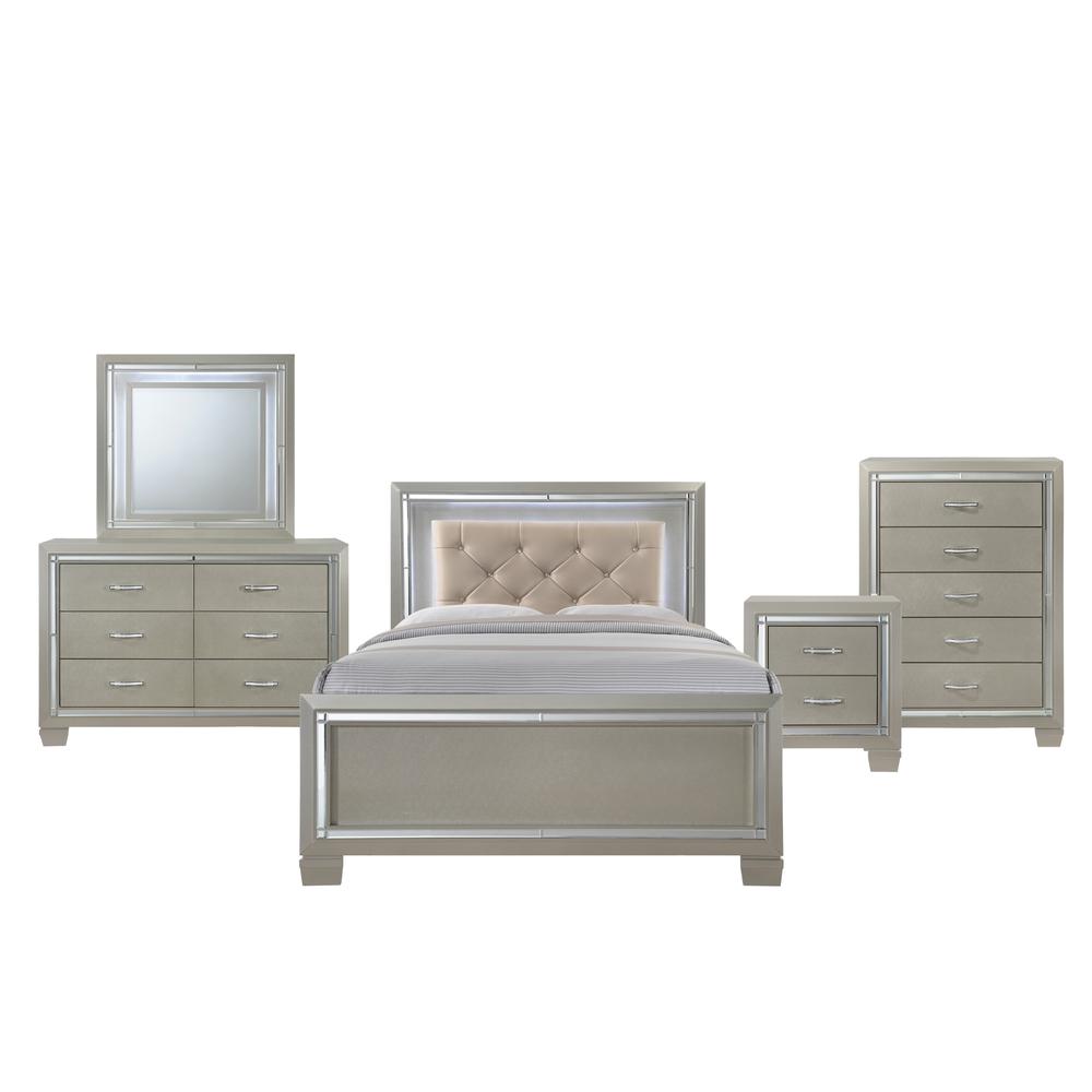Glamour Youth Full Platform Bed. Picture 82