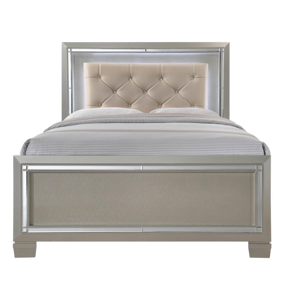 Glamour Youth Full Platform Bed. Picture 97