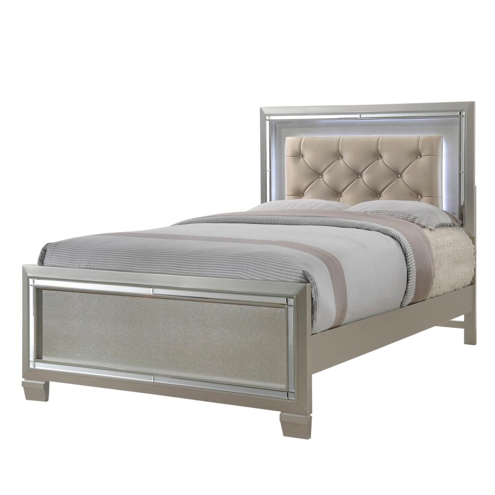 Glamour Youth Full Platform Bed. Picture 163