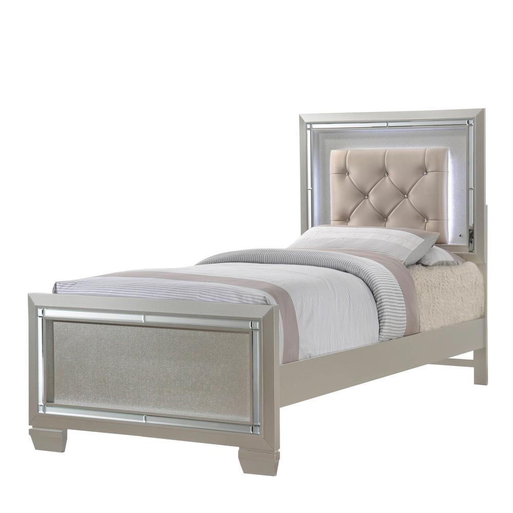 Glamour Youth Twin Platform Bed. Picture 163