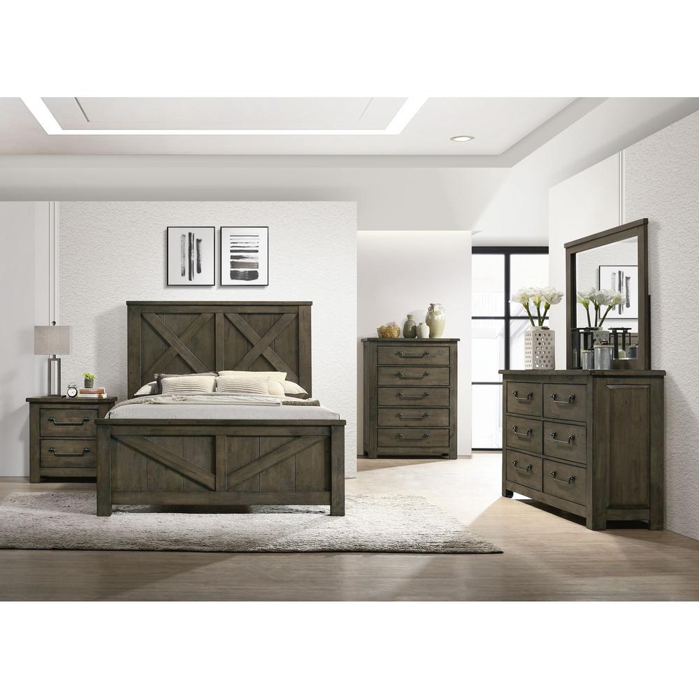 Picket House Furnishings Memphis 6-Drawer Dresser in Grey. Picture 2