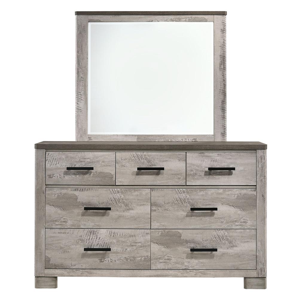 Picket House Furnishings Adam 6-Drawer Dresser with Mirror. Picture 5