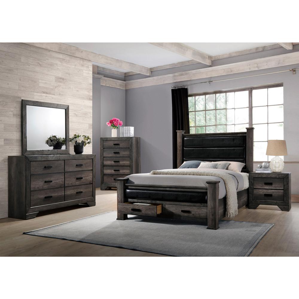 Grayson Queen Storage Poster  Bed. Picture 57