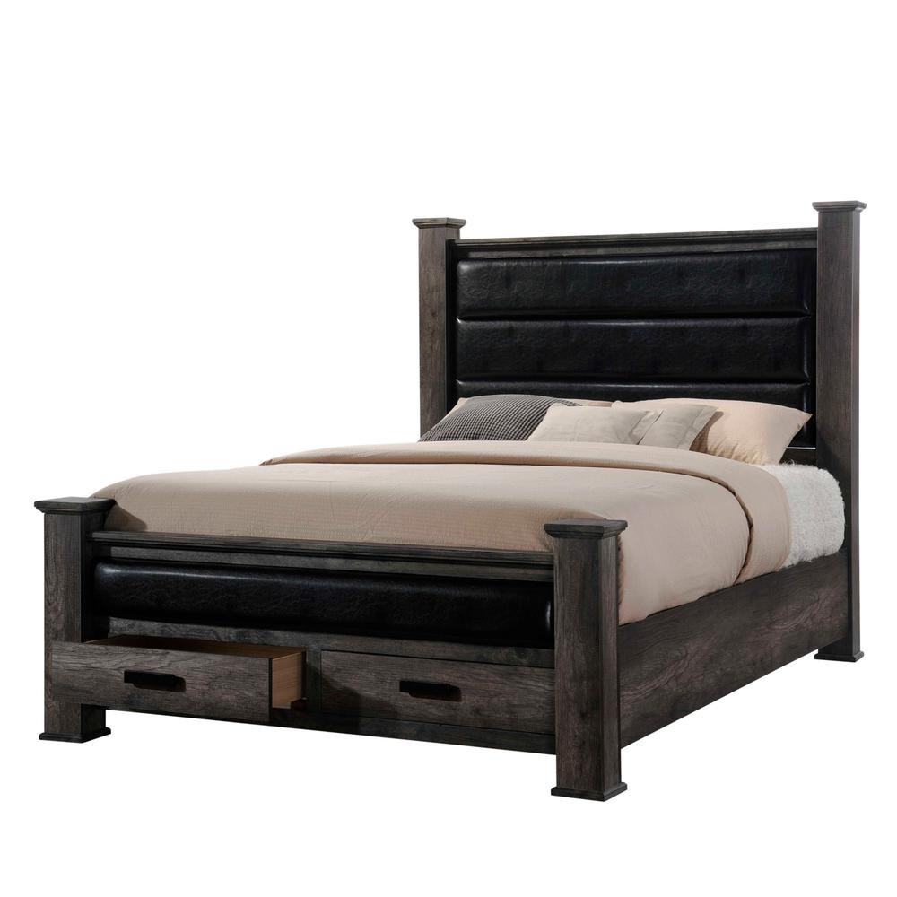 Grayson Queen Storage Poster  Bed. Picture 60