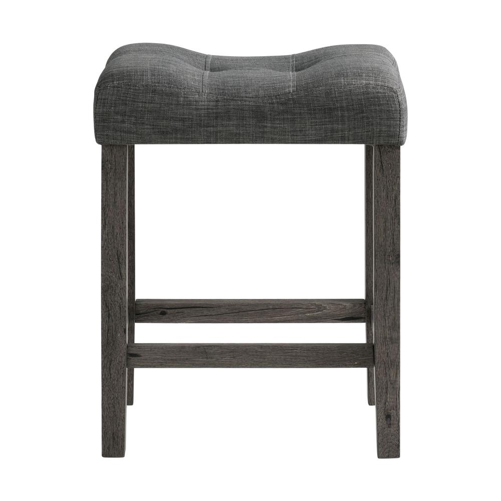 Picket House Furnishings Turner 24" Counter Barstool in Charcoal. Picture 5