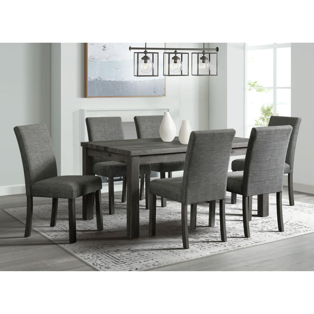 Picket House Furnishings Turner Side Chair Set in Charcoal. Picture 9