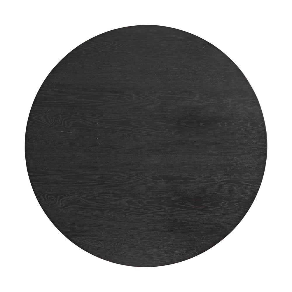 Canal  Round Coffee Table in Black. Picture 5