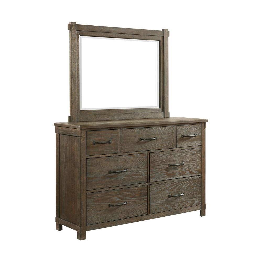 Picket House Furnishings Jack 7-Drawer Dresser with Mirror Set. The main picture.