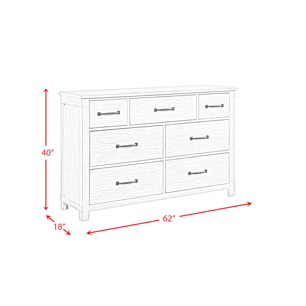 Picket House Furnishings Jack 7-Drawer Dresser. Picture 15