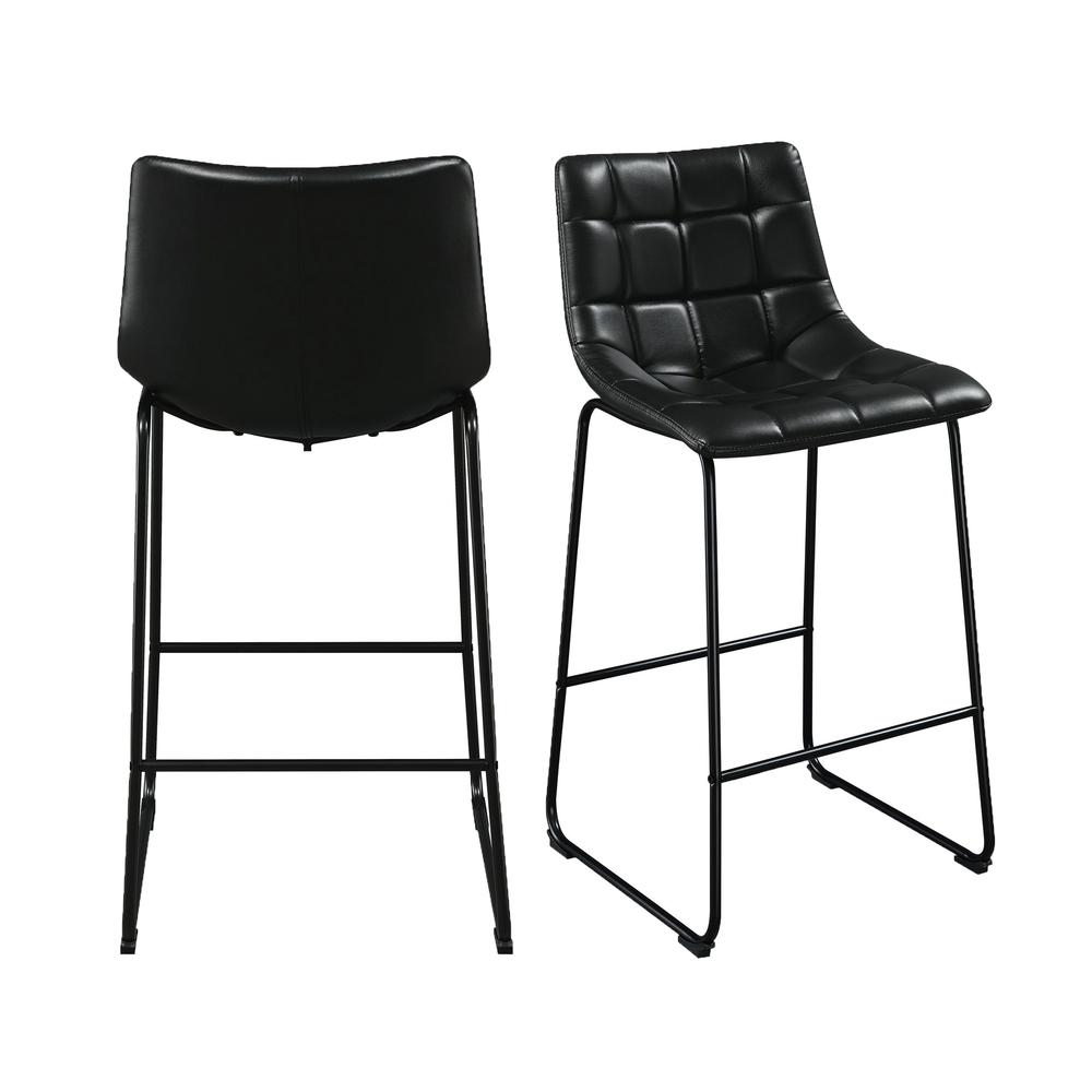 Picket House Furnishings Richmond 30" Bar Stool in Black. Picture 2