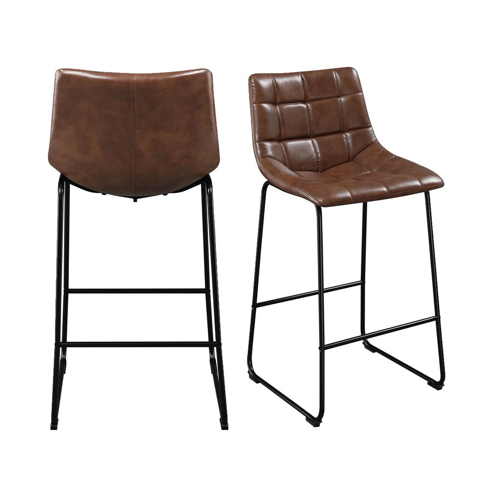 Picket House Furnishings Richmond 30" Bar Stool in Cappuccino. Picture 2